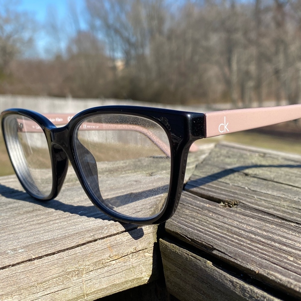 Calvin Klein glasses frames CK5958 52[]17 135 Black mauve cat eye